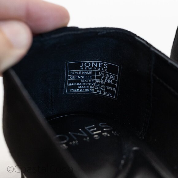 Jones New York Women's Quinnie Pointed Toe Suede Flats 7.5 Dress Office Preppy - Picture 10 of 11